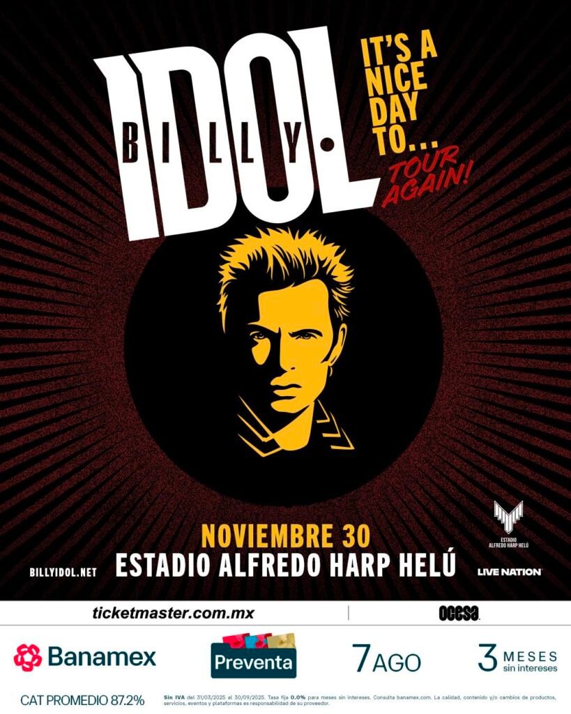 Billy Idol CDMX