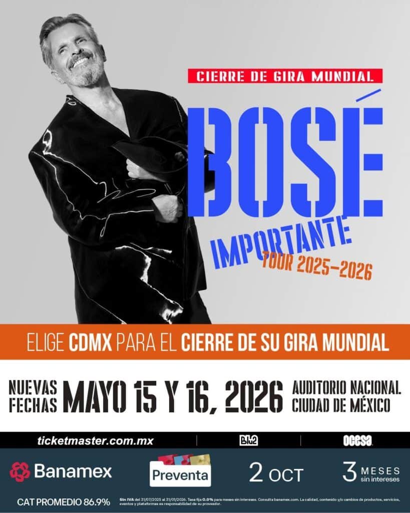 Miguel Bose CDMX
